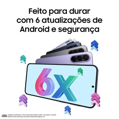 Smartphone Samsung Galaxy A37 5G Tela 6.7" 128GB Câmera 50MP Lavanda