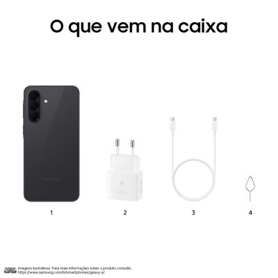 Smartphone Samsung Galaxy A37 5G Tela 6.7" 128GB Câmera 50MP Branco
