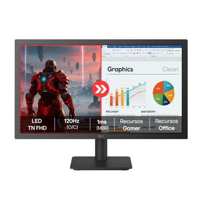 Monitor 22 Full HD LG 22U403A-B 120Hz