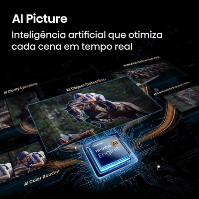 Smart TV 50" 4K QLED Hisense 50Q6QVV