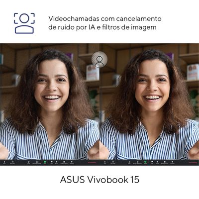 Notebook ASUS Vivobook 15 Core i5 8GB 256GB SSD