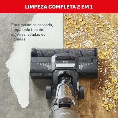 Aspirador e Limpadora de Pisos Sem Fio Arno X-CLEAN 4