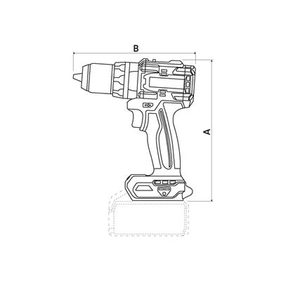 Parafusadeira Furadeira de Impacto Tramontina 20V