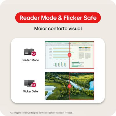 Monitor 22 Full HD LG 22U403A-B 120Hz