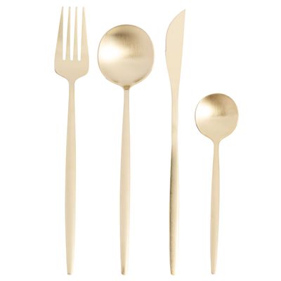 Faqueiro 16 Peças Aço Inox Lyor Ópera Champanhe