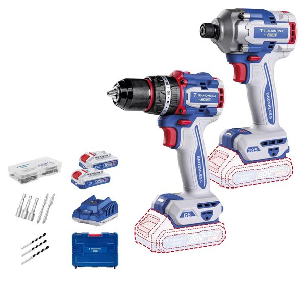Kit Parafusadeira e Furadeira de Impacto Tramontina