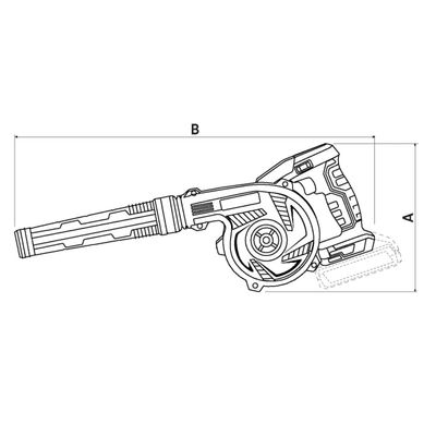 Soprador Tramontina by TOTAL 20V 18000 rpm