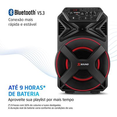 Caixa de Som Amplificada Mondial XSound CM-300-N