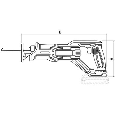 Serra Sabre Tramontina by TOTAL 20V Brushless