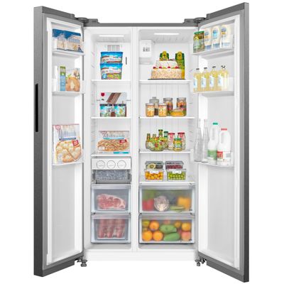 Geladeira Fost Free Side by Side Midea MD-RS710 Inox / 110