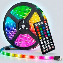 Fita LED Inteligente RGB 3m USB com Controle e Sincronização com Som