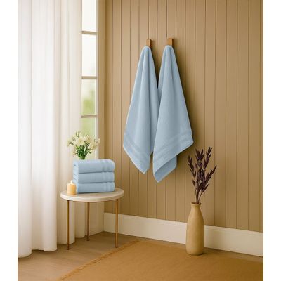 Kit 2 Toalhas De Banho De Algodão Rovitex Home Azul UN / Azul