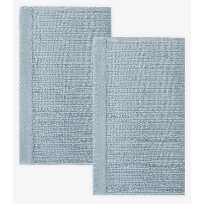 Kit 2 Toalhas De Rosto De Algodão Rovitex Home Azul UN / Azul