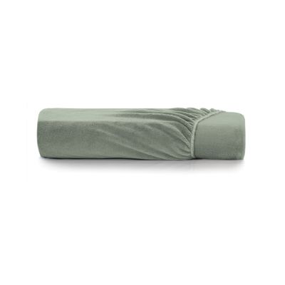 Lençol Plush Queen Com Elástico Altenburg Verde UN / Verde