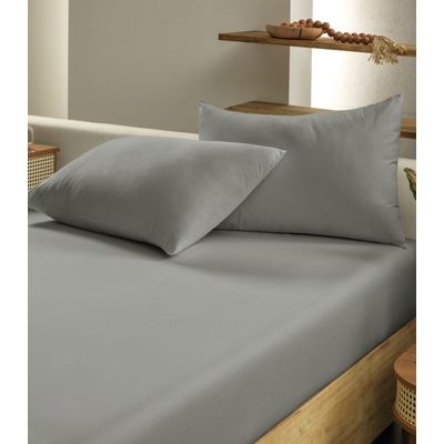 Jogo de Cama Queen Toque Acetinado Altenburg Cinza UN / Cinza