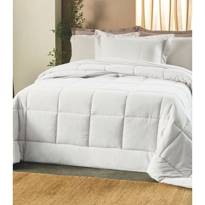 Edredom Soufflé King Matelassê Altenburg Branco UN / Branco