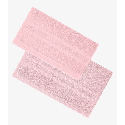 Kit Toalha De Rosto E Banho Algodão Rovitex Home Rosa UN / Rosa