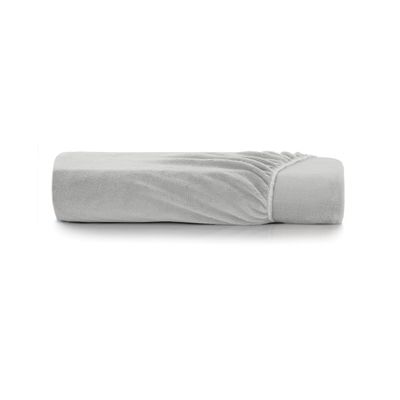 Lençol Plush King Com Elástico Altenburg Cinza UN / Cinza