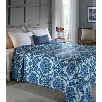 Manta Polar Casal Lar E Lazer Azul UN / Azul
