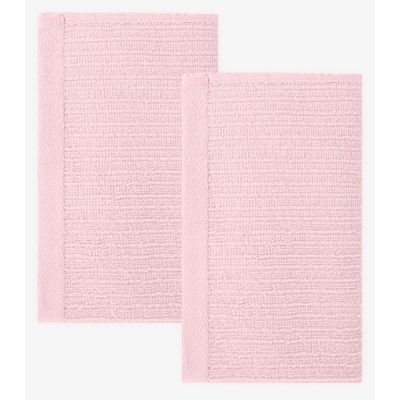 Kit 2 Toalhas De Rosto De Algodão Rovitex Home Rosa UN / Rosa