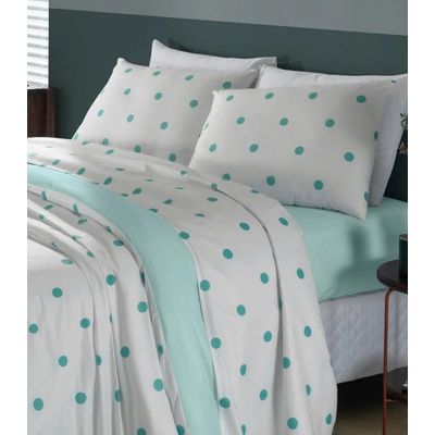 Jogo De Cama King 4 Peças Lar E Lazer Azul UN / Azul