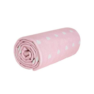 Manta Polar Casal Lar E Lazer Rosa UN / Rosa