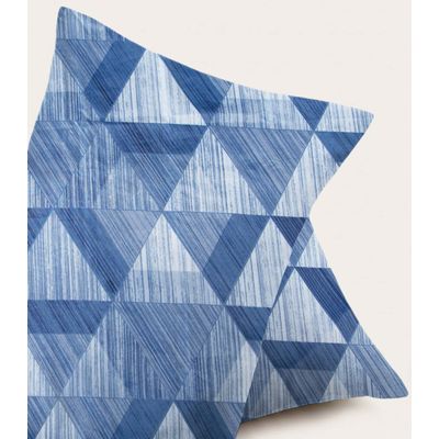 Jogo De Cama 4 Peças Supercal Queen Corttex Azul UN / Azul