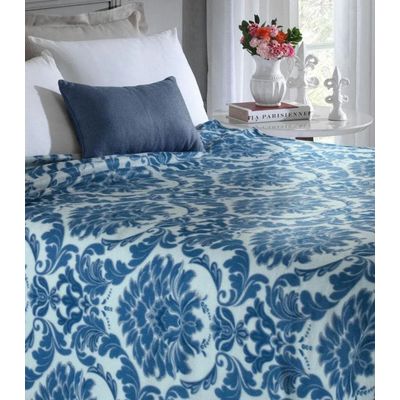 Manta Polar Casal Lar E Lazer Azul UN / Azul