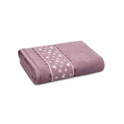 Toalha De Banho Charme Appel Rosa UN / Rosa
