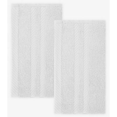 Kit 2 Toalhas De Rosto De Algodão Rovitex Home Branco UN / Branco