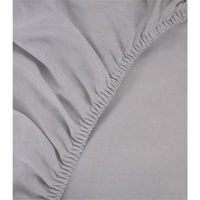 Jogo De Cama 4 Peças Supercal Queen Corttex Cinza UN / Cinza