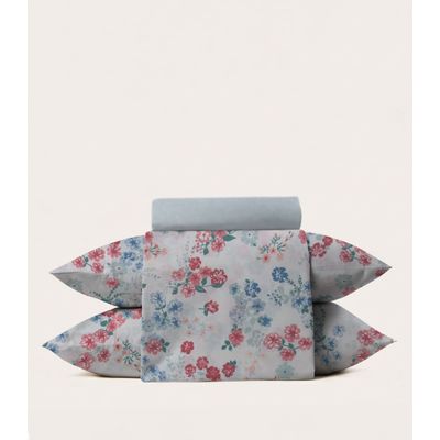 Jogo De Cama 4 Peças Supercal Casal Corttex Bege UN / Bege