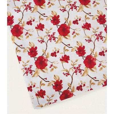 Jogo De Cama 4 Peças Supercal Queen Corttex Vermelho UN / Vermelho