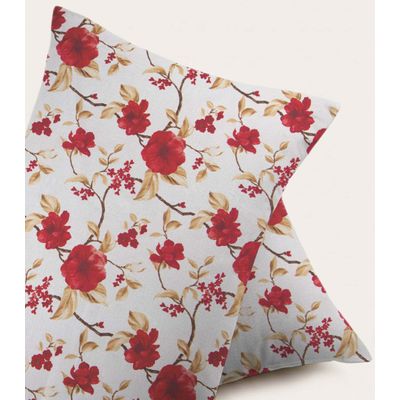 Jogo De Cama 4 Peças Supercal Queen Corttex Vermelho UN / Vermelho