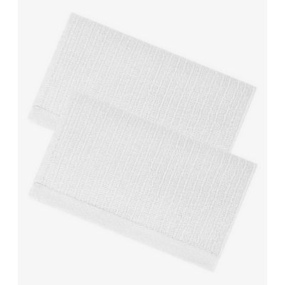 Kit 2 Toalhas De Rosto De Algodão Rovitex Home Branco UN / Branco