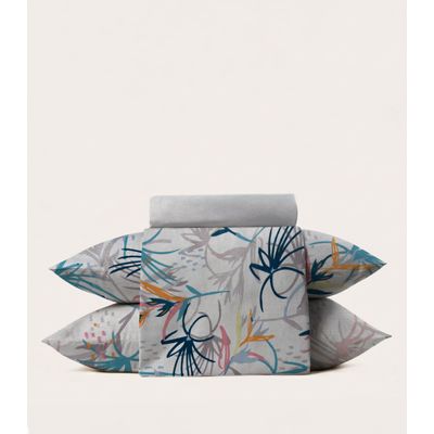 Jogo De Cama 3 Peças Supercal Solteiro Corttex Branco UN / Branco