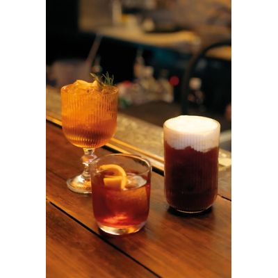 Copo Alto com Listras 450 ml