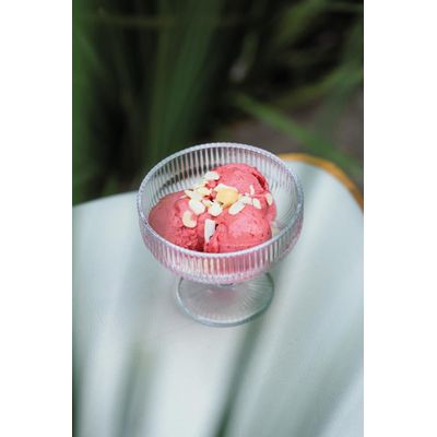 Conjunto de 6 Taças de Sobremesa com Listras 350 ml