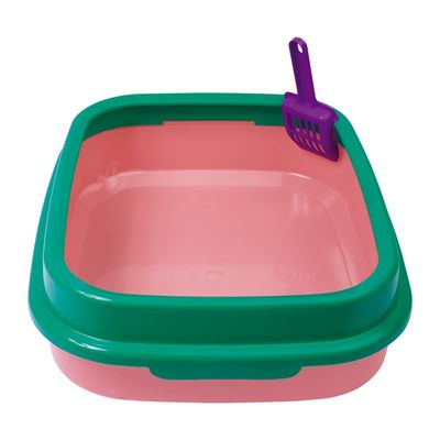 Bandeja Higiênica com Pá Rosa