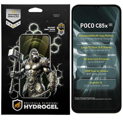 Película para Poco C85x - Hydrogel Gamer Fosca - Gshield