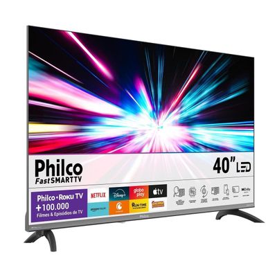 Smart TV 40" Full HD Philco P40CRA Roku TV