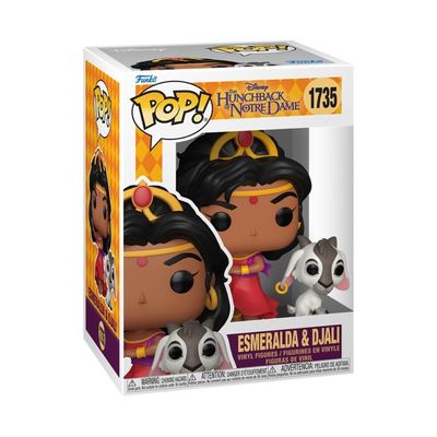 Boneco Funko Pop! & Buddy Disney O Corcunda de Notre Dame - Esmeralda & Djali