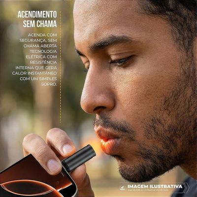 Mini Acendedor Isqueiro Elétrico Portátil Armor USB-C para Celular - Gshield