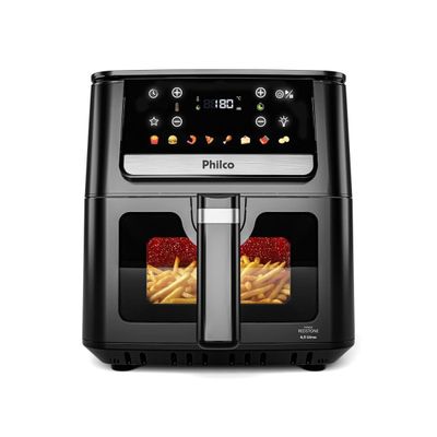 Fritadeira Elétrica Philco PAF65A Redstone 6,5L 1700W Air Flow Preta Preto / 110
