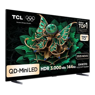 Smart TV 115 4K TCL 115C7K QD- Mini LED