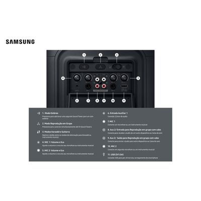 Sound Tower MX-ST40F/ZD 160W Bluetooth