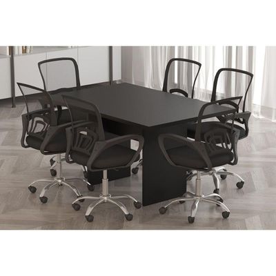 Mesa de Escritório Diretor Reunião ME4191 Branco - Tecno Mobili