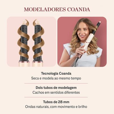 Secador de Cabelo 5 Em 1 1500W Mondial Rosa 127V