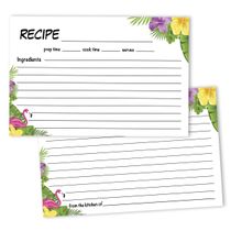 Cartões de Receita 10x15 cm (Kit 50) Premium Grossos Dupla-Face Brancos Modernos para Casamento, Chá de Noiva e Chá de Bebê - Inkdotpot