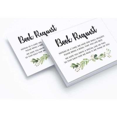 30 Cartões para Chá de Bebê Safari com Espaços para Preencher - Inkdotpot 10,16 Cm × 7,62 Cm / Branco - Livro pro Bebê